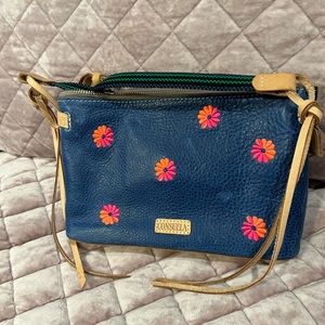 EUC Consuela cross body bag, blue in color. Cute bag for spring/summer!